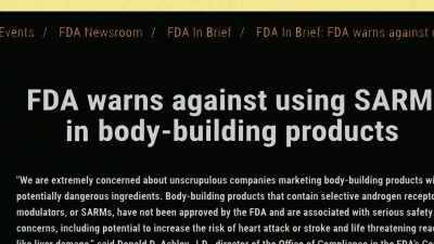 MARIANA: Recently, the FDA
released a statement saying - Trafficked with Mariana van Zeller