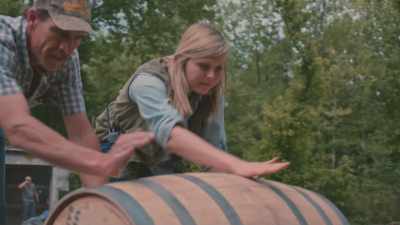 [Marianne] I'm currently
putting my first batch
of bourbon - Neat: The Story of Bourbon