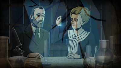 Marie and Pierre had discovered
a completely new element. - Cosmos: Possible Worlds