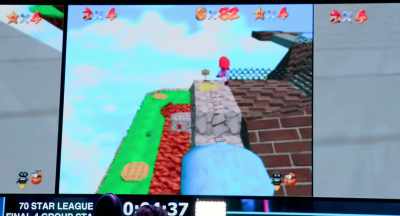 [Mario hollering] - Running with Speed
