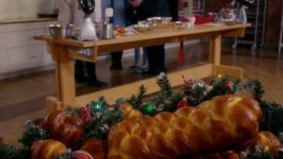 MARIO:
Once upon a time there was this
curse and a small village--. - Christmas Cupcakes