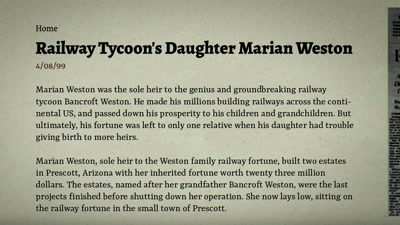 Marion Weston, - The Abigail Mysteries