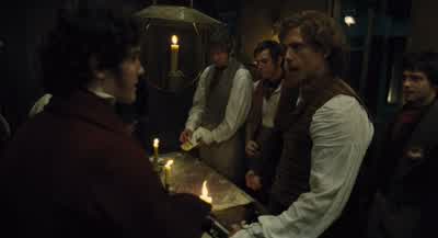 Marius wake up What's wrong todayYou look as if you've seen a ghostSome wine and say what's going onA ghost you say A ghost maybeShe was just like a ghost to meOne minute there then she was goneI am agog I am aghastls Marius in love at lastI've never - Les MisÃ©rables