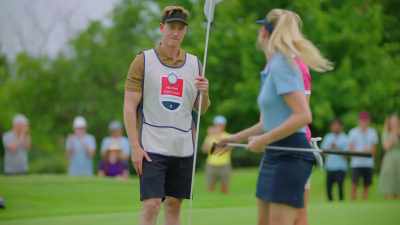 Mark: And with that
putt right there, - Love on the Right Course