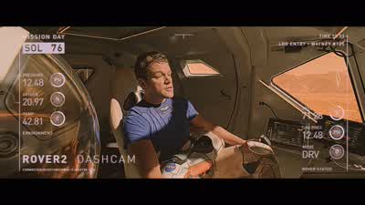 Mark drove two hours straightaway from the Hab... - The Martian