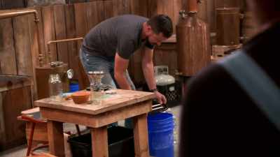 -[mark] you happy, tyler?
 -[tyler] I am happy. - Moonshiners: Master Distiller