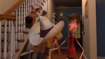 Marmaduke doesn't have time
to play cowboy. He's in training. - Marmaduke