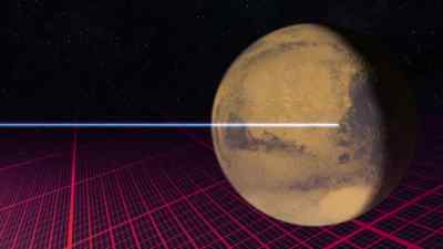MARS HAS TWO TINY MOONS,
NAMED PHOBOS AND DEIMOS. - How the Universe Works