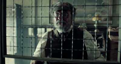 Marshal don't come through
but once a month, - The Ballad of Buster Scruggs