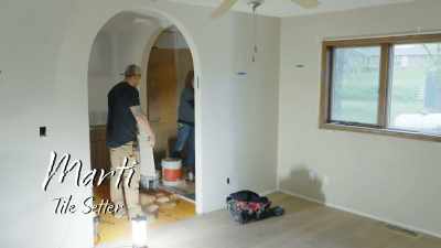 [Marti] Do you wanna follow
the back wall pattern - Down Home Fab