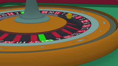 Martian roulette dealer: 34 red. - Futurama