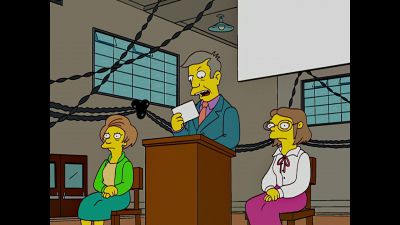 Martin Prince was known
by many names-- - The Simpsons