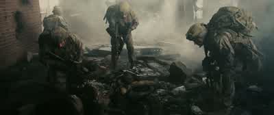 MARTINEZ: Weapon looks like it's been surgically attached. - Battle Los Angeles