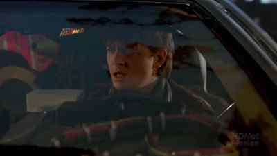Marty, the new gauge
on the dashboard - Back to the Future Part III