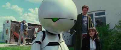Marvin you saved our lives - The Hitchhiker's Guide to the Galaxy