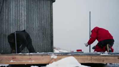 MARVIN: That's it.
GLYNDARIL: Akhiok style. - Life Below Zero: First Alaskans