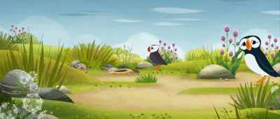 Marvin! Where are you, Marvin?
Please, bring my egg home. - Puffin Rock and the New Friends