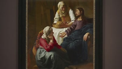 "Mary has chosen the better part, - Vermeer: The Greatest Exhibition