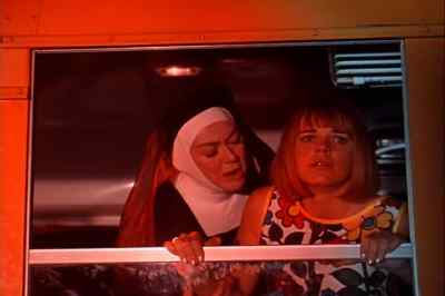 Mary Jo, go.
Mary Jo, please, go. - Where Angels Go Trouble Follows!