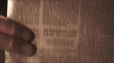 Mary Knowles is about to get the long drop. - Murdoch Mysteries