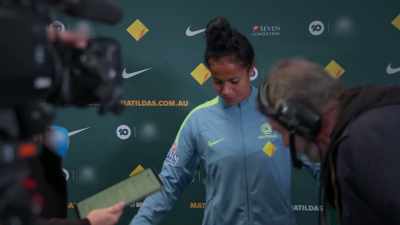 Mary plays her best
when she's welcomed - Matildas: The World at Our Feet