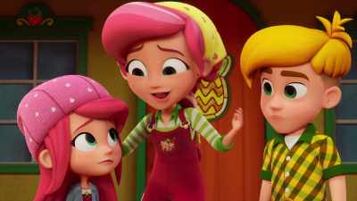 Mas não te preocupes, querida.
Vão empilhar pedras! - Strawberry Shortcake's Summer Vacation