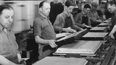 Mass production of
items like refrigerators - The Cars That Made America