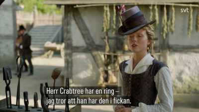 Master Crabtree has a ring. I
believe it lives in his pocket. - Jamestown