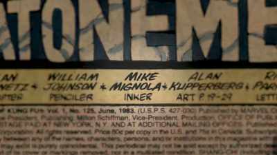 Master of Kung Fu ended,
and they were rolling me over - Mike Mignola: Drawing Monsters
