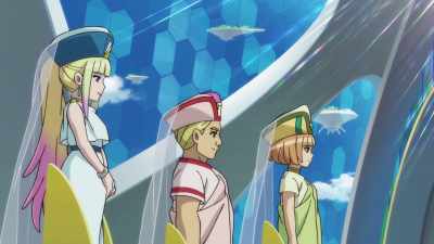 Master Sci governs science. Master Poli, politics. - Doraemon the Movie: Nobita's Sky Utopia