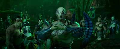 Master, she's joined the
dark forces and betrayed us. - White Snake