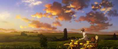 
Master, you were crying back there, weren't you? - Violet Evergarden: Eternity and the Auto Memory Doll