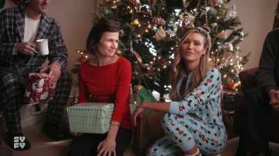 Matching pajamas!
Cute, babe. - Santa Jaws