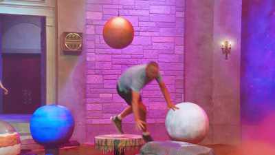 Math teacher Dan's figures are way off
as he overshoots flat Earth - Floor Is Lava