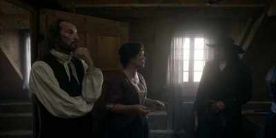 MATHILDE:
Uh, Mr. Cross took meals - Barkskins