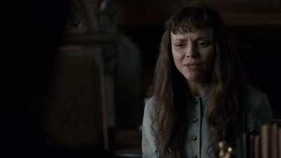 Matron Grady
beat her with a broomstick - Escaping the Madhouse: The Nellie Bly Story