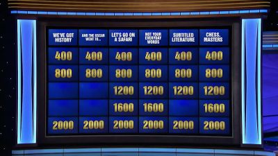 Matt.
- What's "Modern Prometheus"? - Jeopardy! Masters