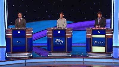 Matt.
- What's - Jeopardy! Masters
