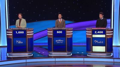 Matt.
- What's soupcon? - Jeopardy! Masters