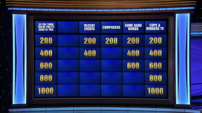 Mattea.
- What's hard-boiled? - Jeopardy! Masters