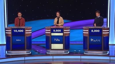 Mattea.
- What's Jasper? - Jeopardy! Masters