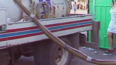 MAUREEN: The porta potties, - Woodstock 99: Peace Love and Rage