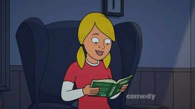 "Max leapt from
the burning hang-glider, - Corner Gas Animated