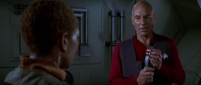 Maximum setting lf you'd fired this you would've vaporized me - Star Trek: First Contact