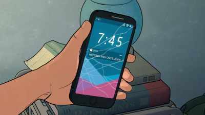 - [May] Get a move on or you'll be late.
- [phone vibrating] - Your Friendly Neighborhood Spider-Man