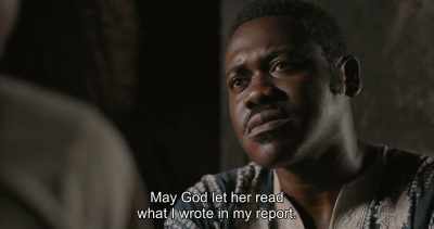 May God let her read
what I wrote in my report. - Swallow