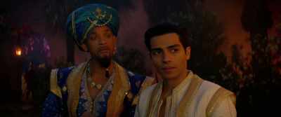 May I have a word?
Privately. - Aladdin