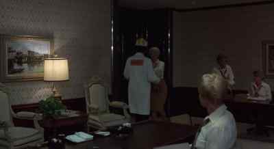 May I help you?
Mr. Mann's office? - Which Way Is Up?