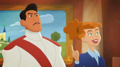 May I introduce
his Royal Majesty, - Curious George: Royal Monkey