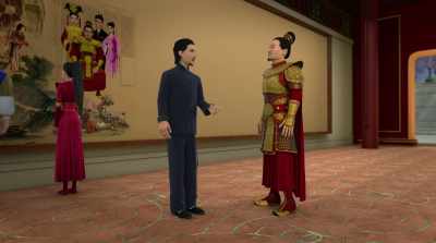 May I restore
the oldest sections of the wall? - The Swan Princess: A Royal Wedding